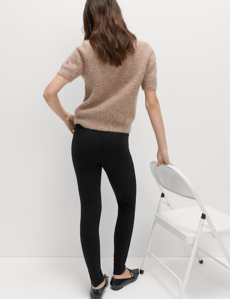 Embellished High Waisted Leggings