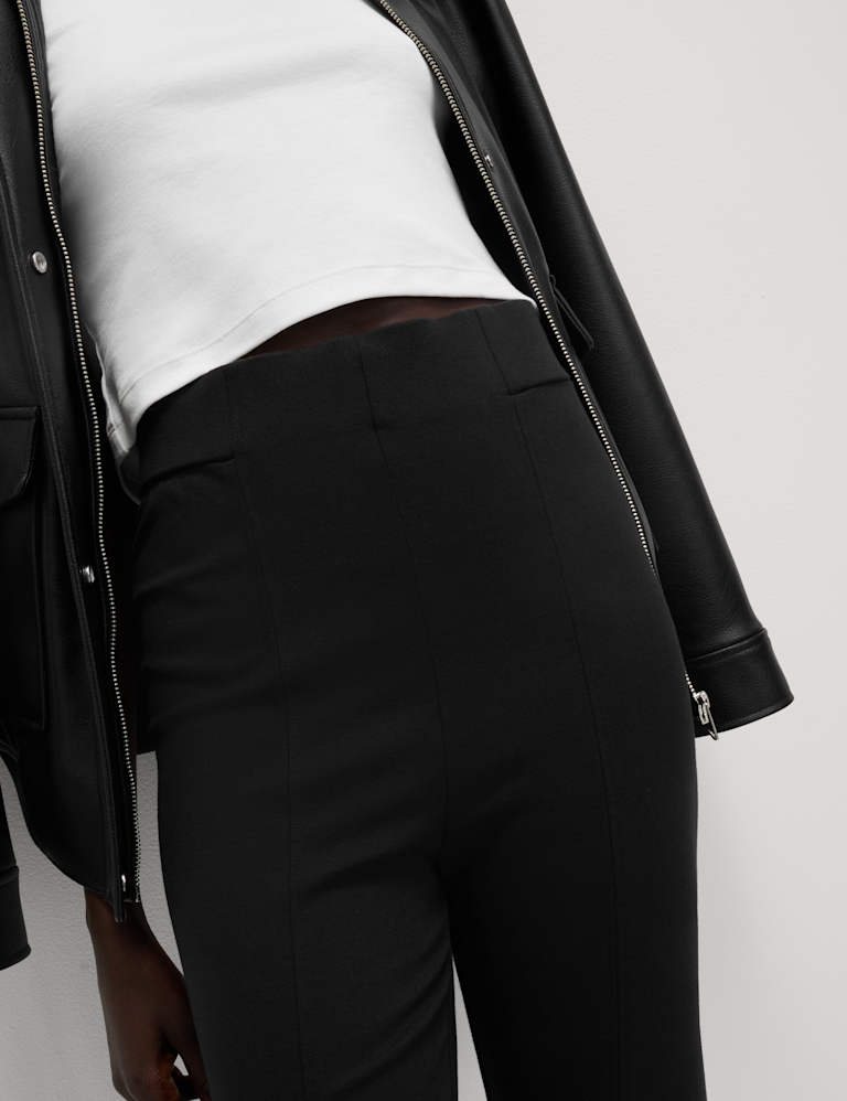 Ponte High Waisted Kickflare Leggings