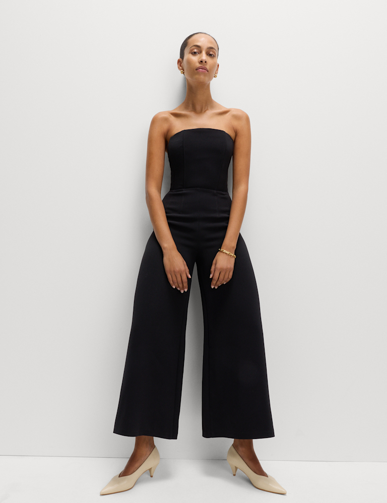 Bandeau Ankle Grazer Tailored Jumpsuit
