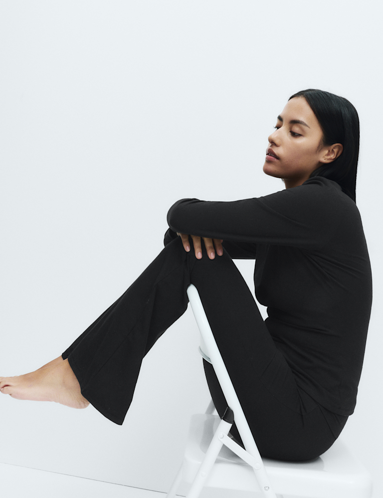 Cotton Rich Flared Lounge Joggers