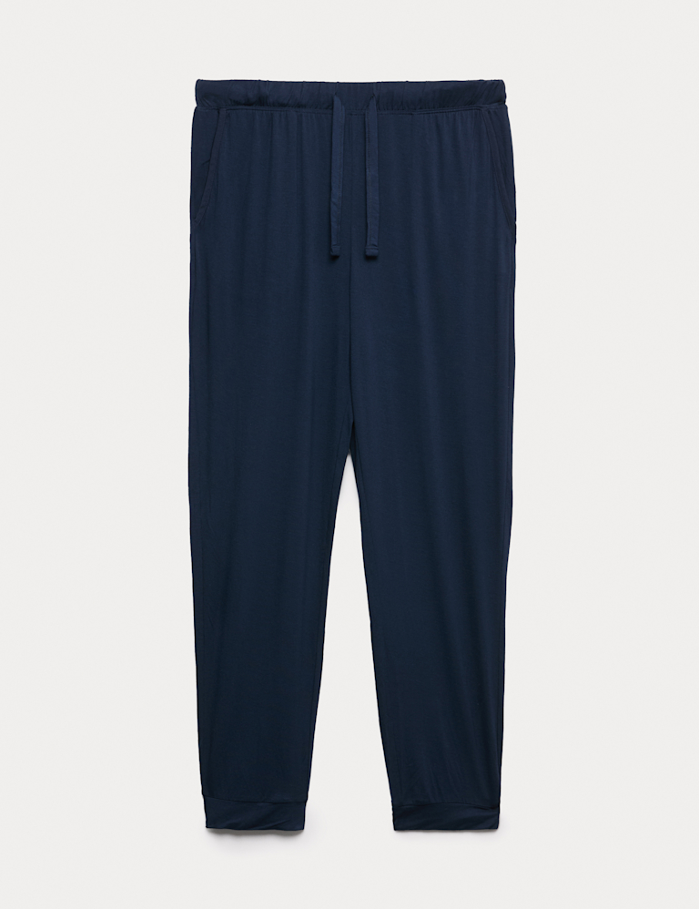 Viscose Satin Cuff Leg Pant