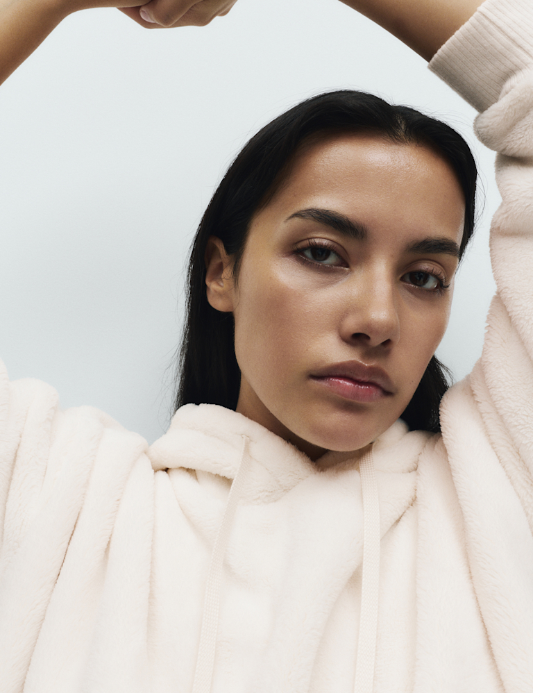 Fur Fleece Lounge Hoodie