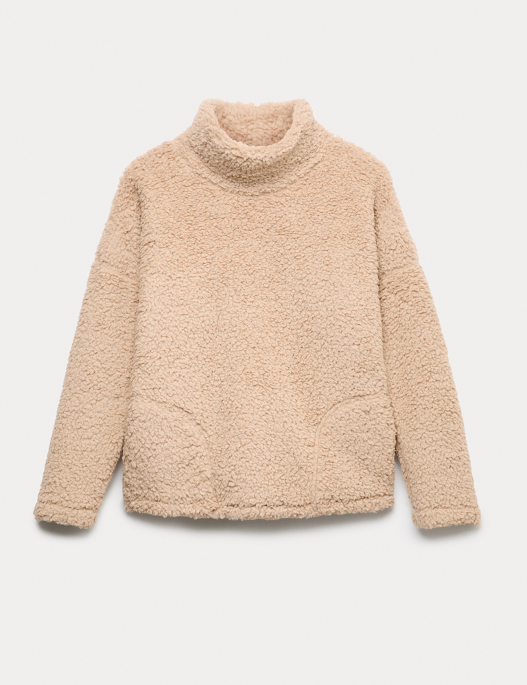 Teddy Borg Funnel Neck Lounge Sweatshirt