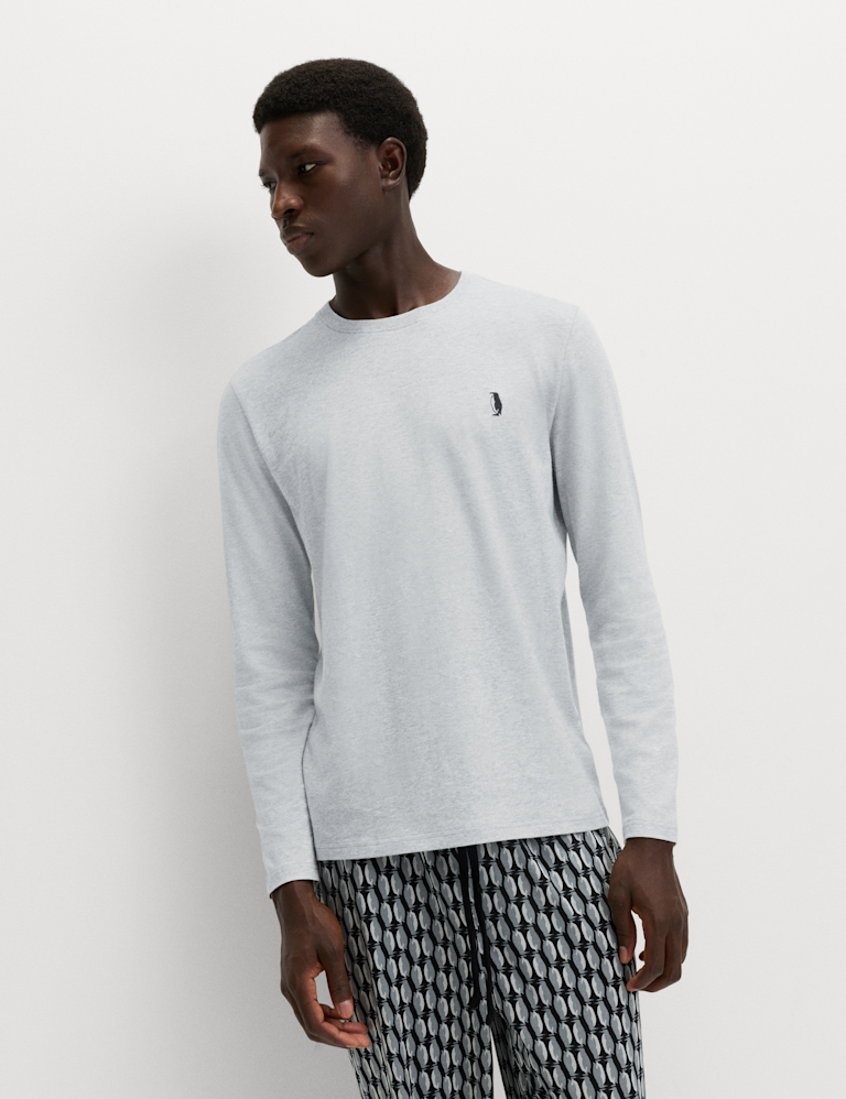 Pure Cotton Penguin Print Pyjama Set