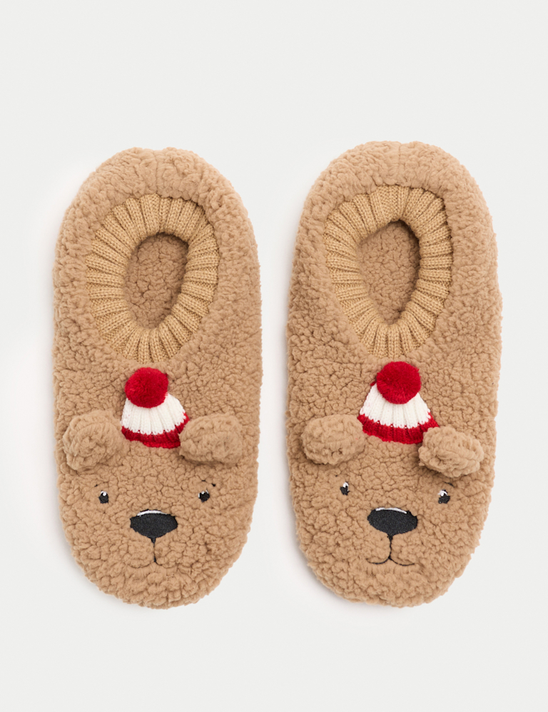 1 Pack Spencer Bear™ Slipper Socks