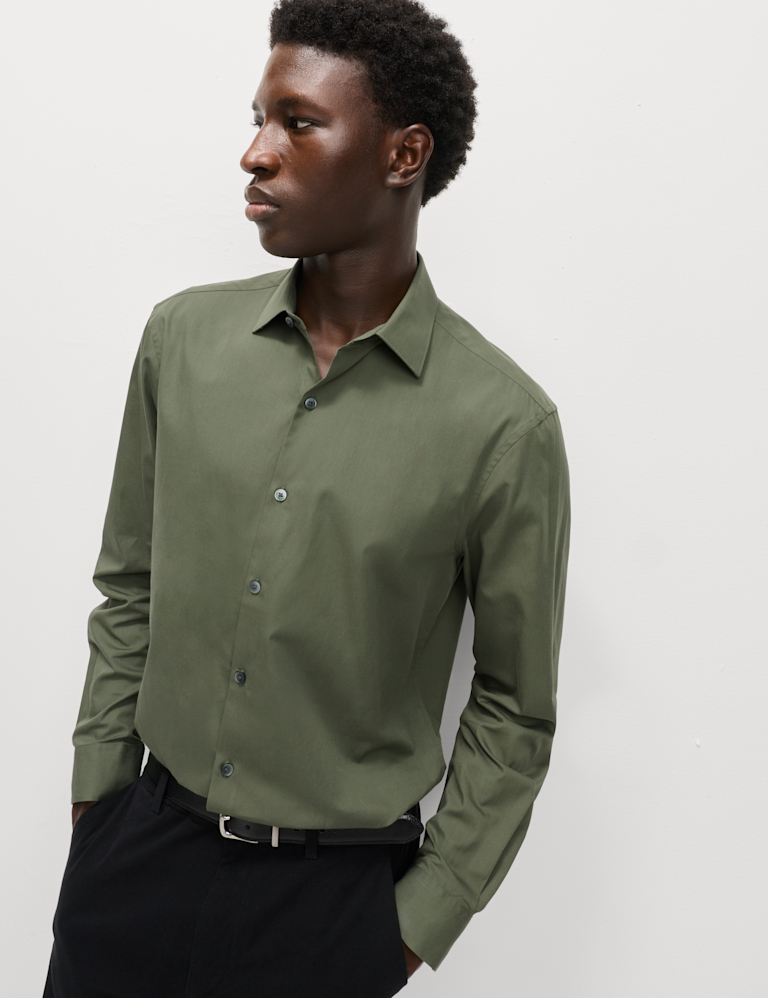Regular Fit Pure Cotton Shirt