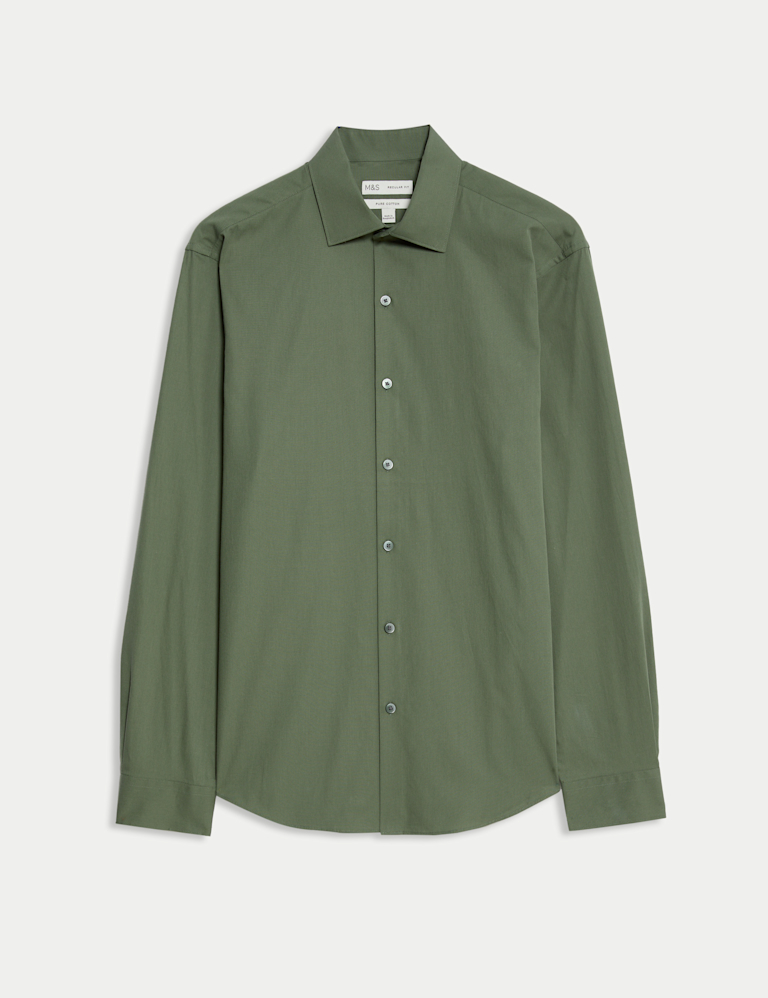 Regular Fit Pure Cotton Shirt