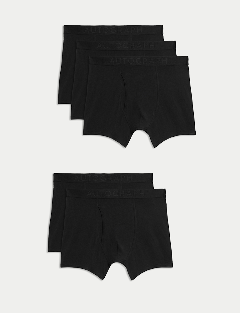 5 Pack Supima Cotton Modal Stretch Trunks 5 Pack Supima Cotton Modal Stretch Trunks