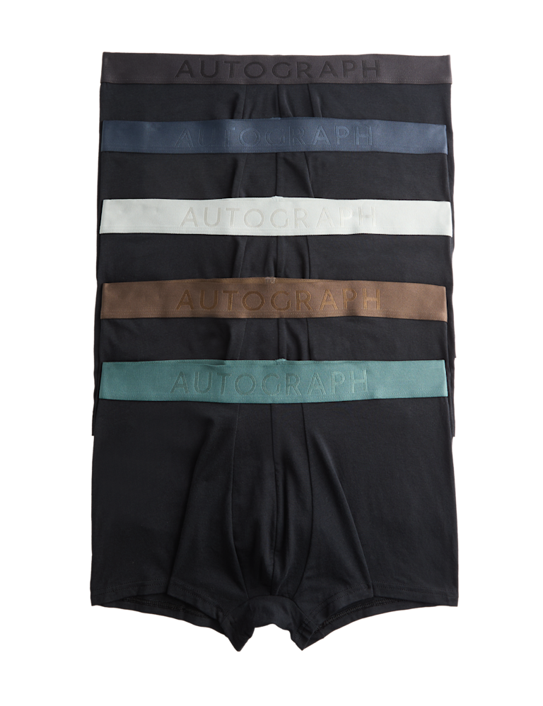 5 Pack Supima Cotton Modal Stretch Hipsters