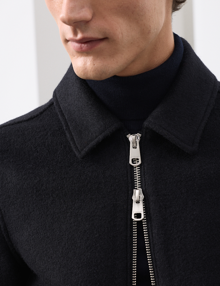 Wool Rich Bomber Jacket