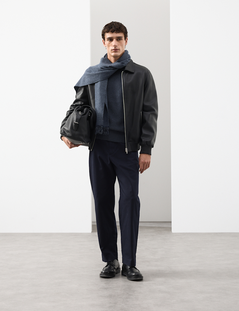 Merino Mohair Blend Relaxed Crew Jumper