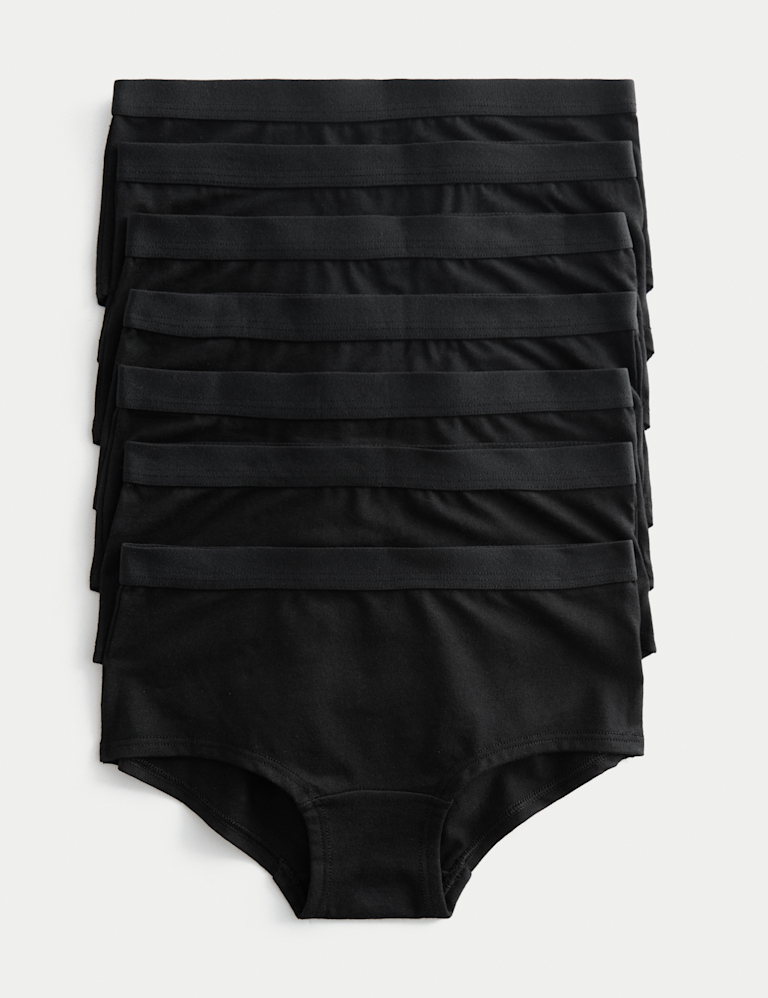 7pk Cotton Rich Shorts (5-16 Yrs)