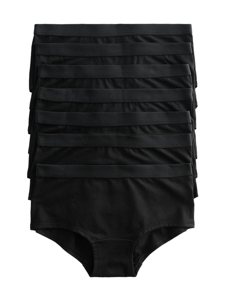 7pk Cotton Rich Shorts (5-16 Yrs)