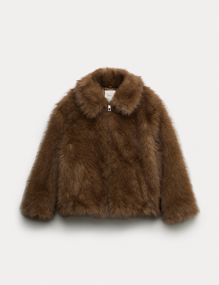 Faux Fur Jacket (6-16 Yrs)