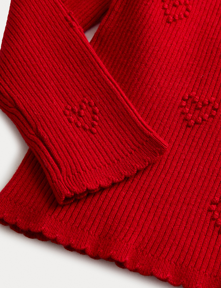 Heart Knitted Top (2-8 Yrs)