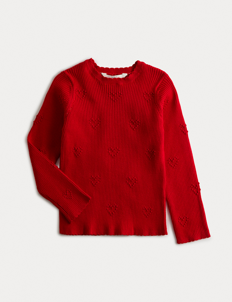 Heart Knitted Top (2-8 Yrs)