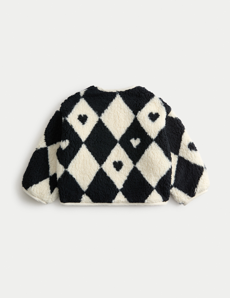 Harlequin Borg Jacket (2-8 Yrs)