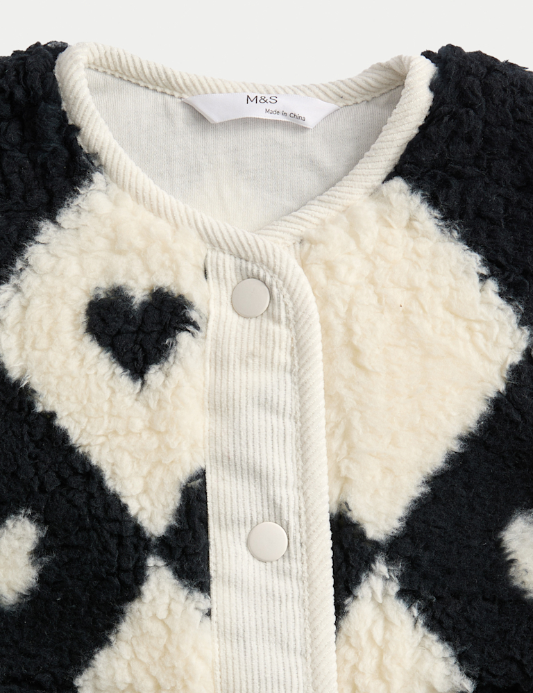 Harlequin Borg Jacket (2-8 Yrs)