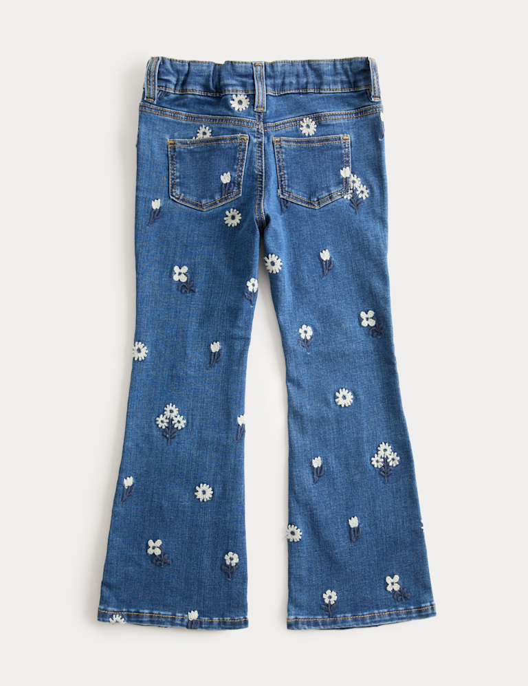 Denim Patterned Jeans (2-8 Yrs)