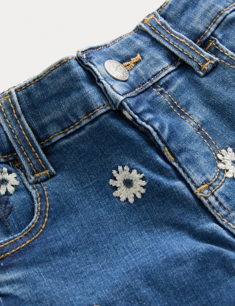 Denim Patterned Jeans (2-8 Yrs)