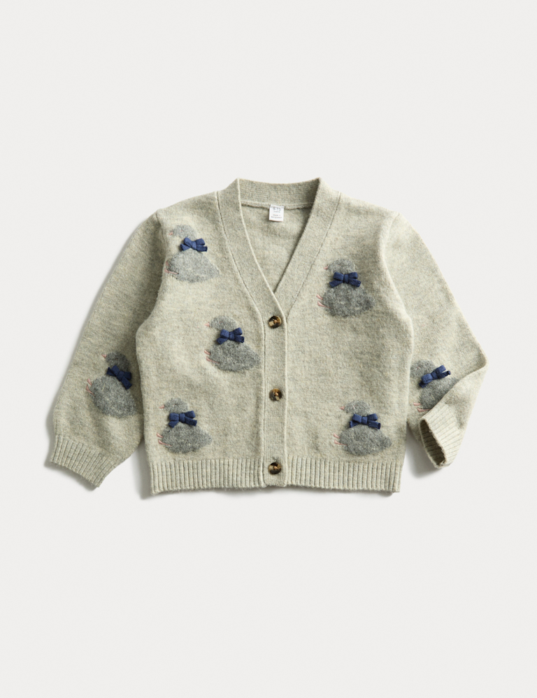 Duck Knitted Cardigan (0-3 Yrs)