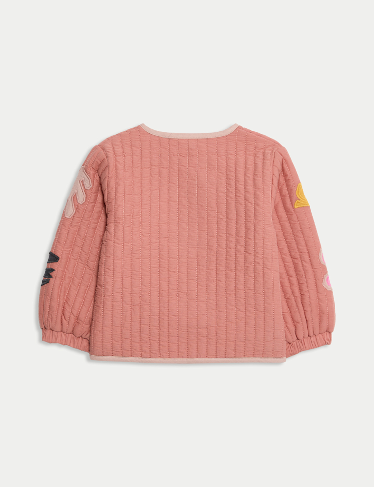 Pure Cotton Safari Quilted Jacket (0-3 Yrs)