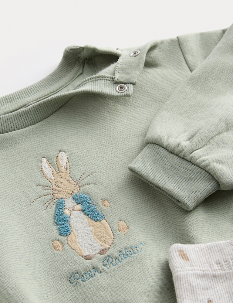 2pc Cotton Rich Peter Rabbit™ Sweat Outfit (0-3 Yrs)