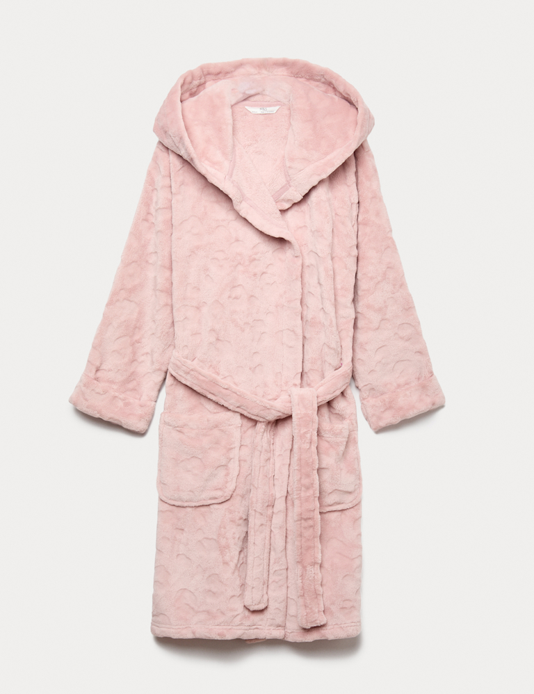 Fleece Leopard Print Dressing Gown (1-16 Yrs)