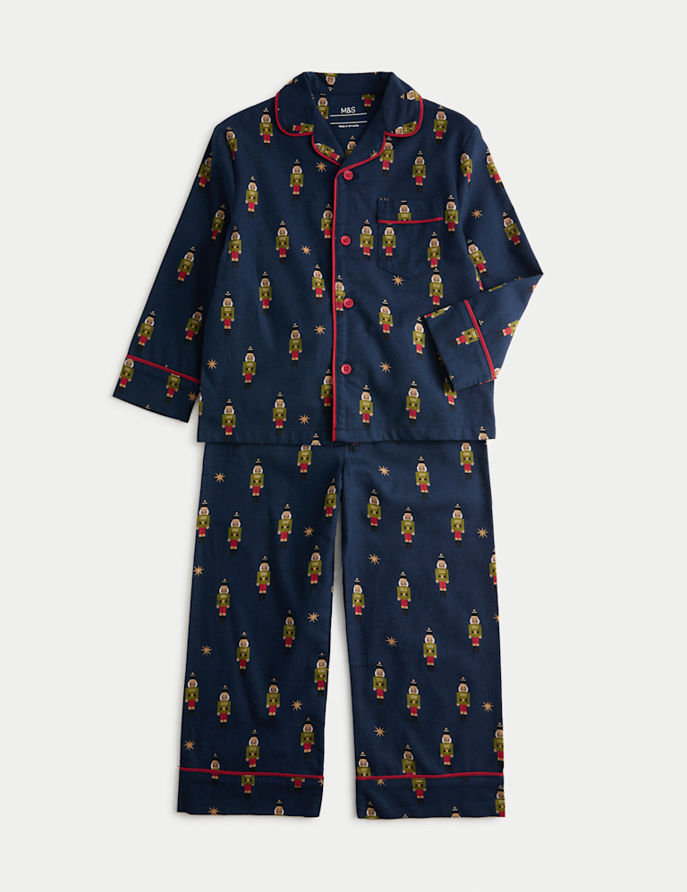 Christmas Magic Nutcracker Revere Long Sleeve Pyjamas (12Mths-10 Yrs)