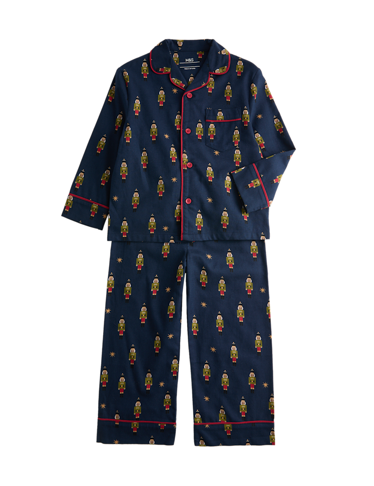 Christmas Magic Nutcracker Revere Long Sleeve Pyjamas (12Mths-10 Yrs)