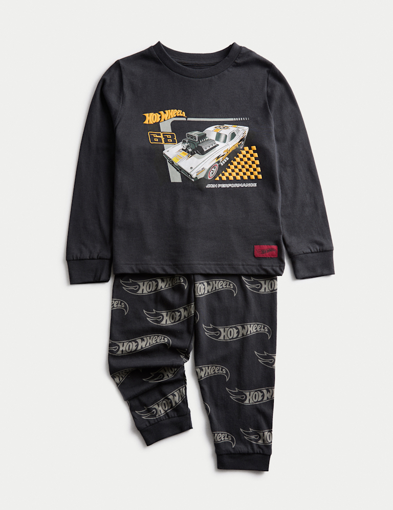 Pure Cotton Hot Wheels™ Pyjamas (1-8 Yrs)