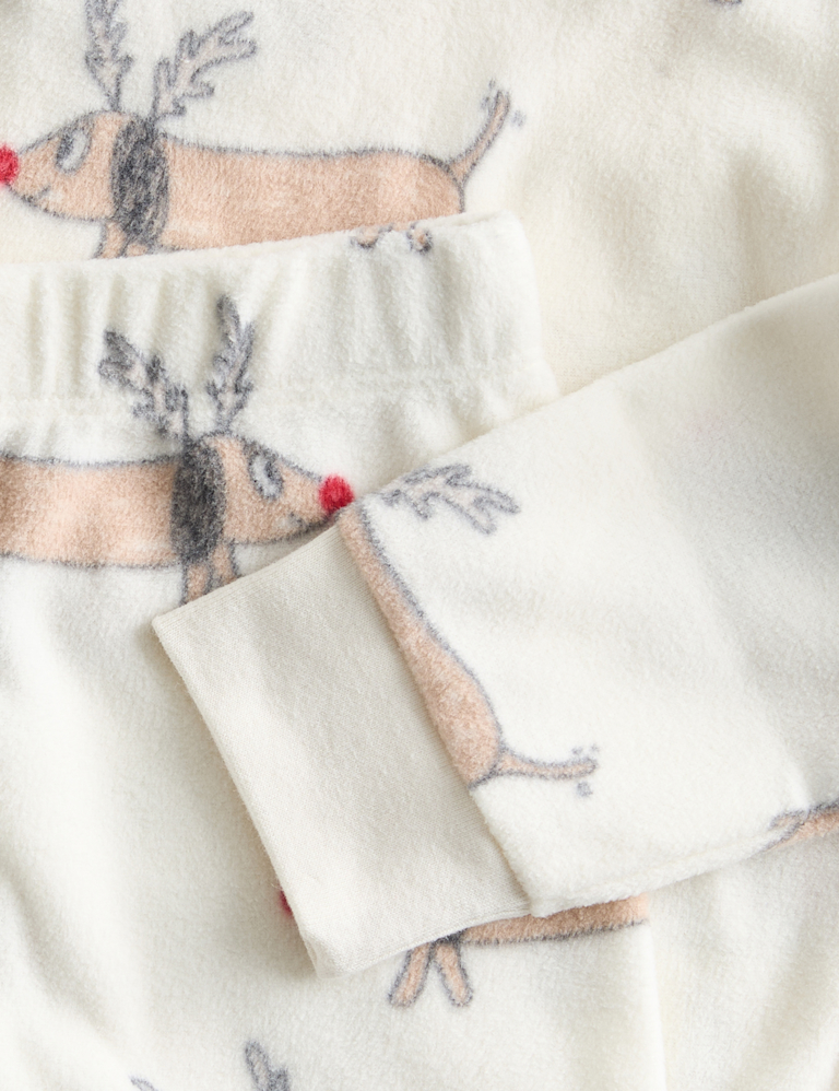 Kids’ Fleece Dog Graphic Pyjamas (12-16Yrs)