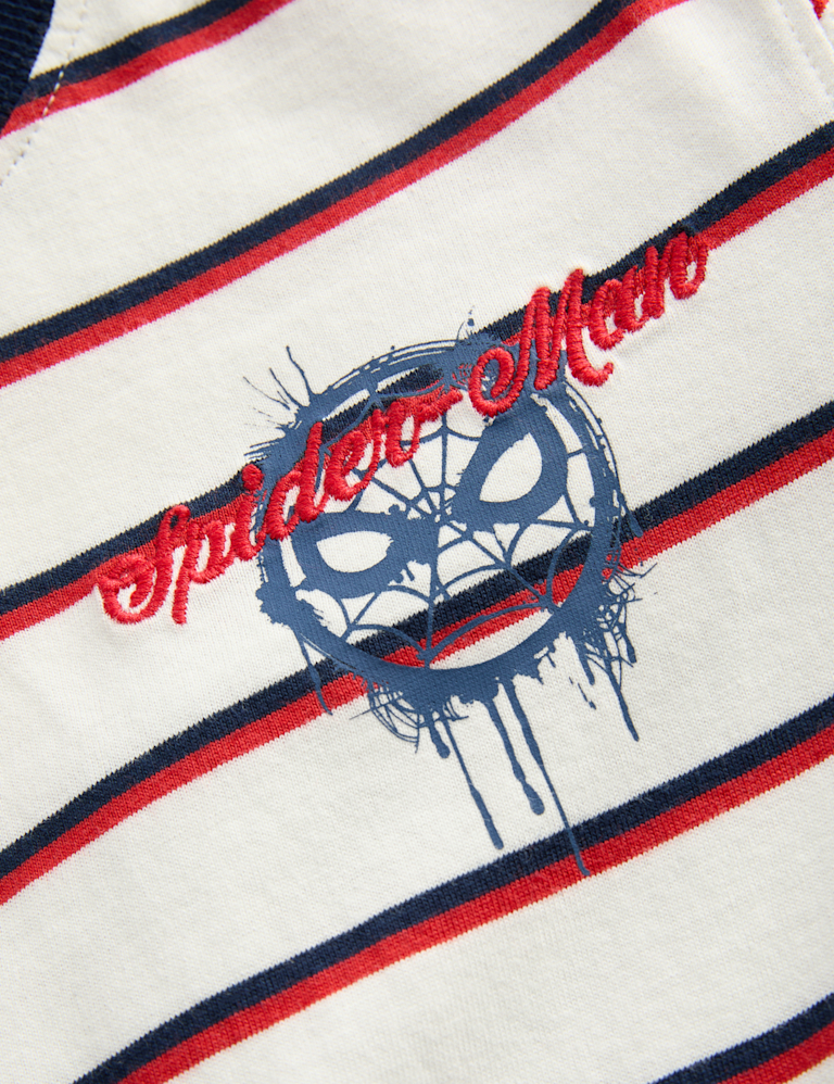 2pk Pure Cotton Spider-Man™ Tops (2-8 Yrs)