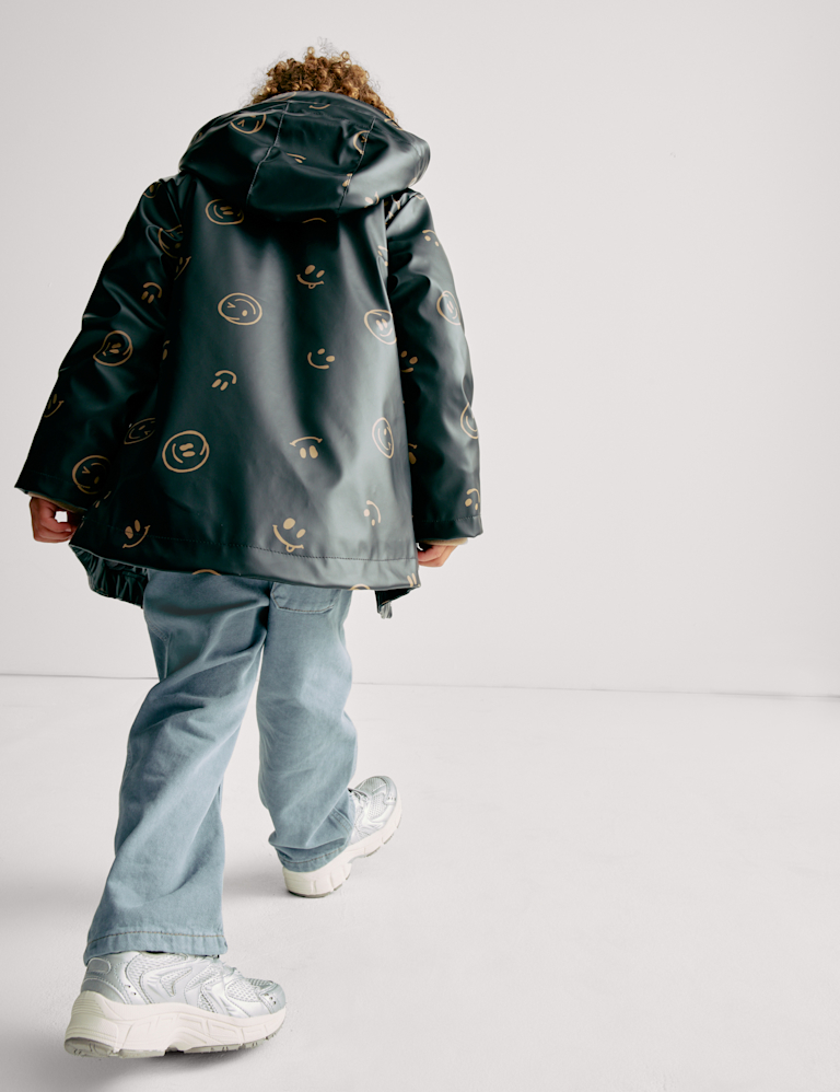 3-in-1 Patterned Fisherman Coat (2-8 Yrs)