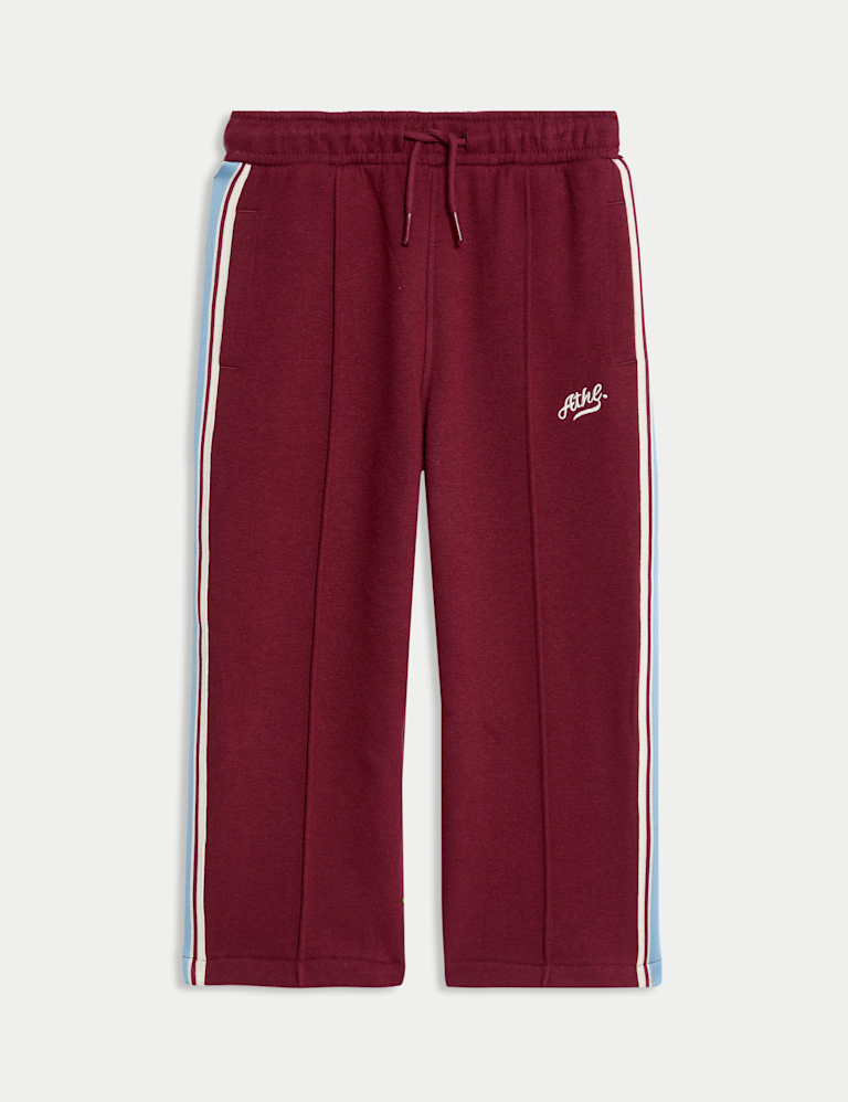 Cotton Rich Side Stripe Joggers (2-8 Yrs)