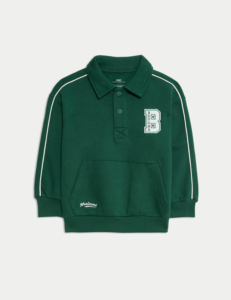 Cotton Rich Patterned Sweatshirt (2-10 Yrs)