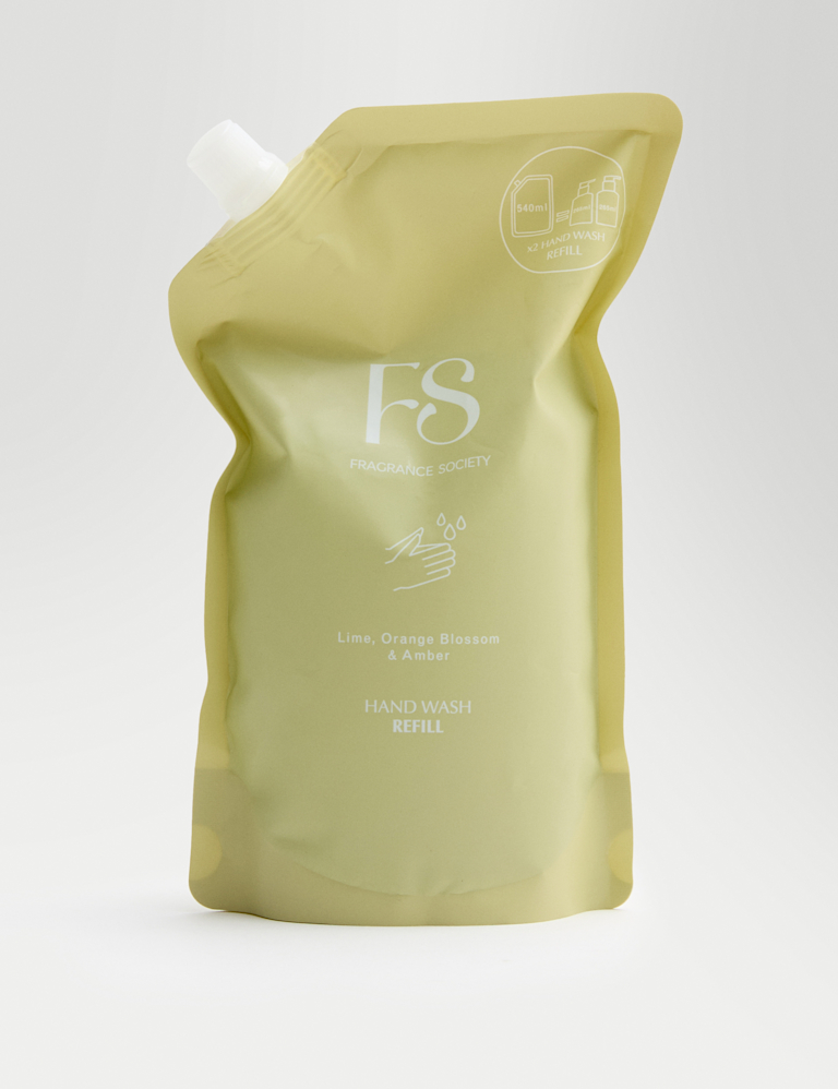 Lime, Orange Blossom & Amber Hand Wash Refill 540ml Lime, Orange Blossom & Amber Hand Wash Refill 540ml