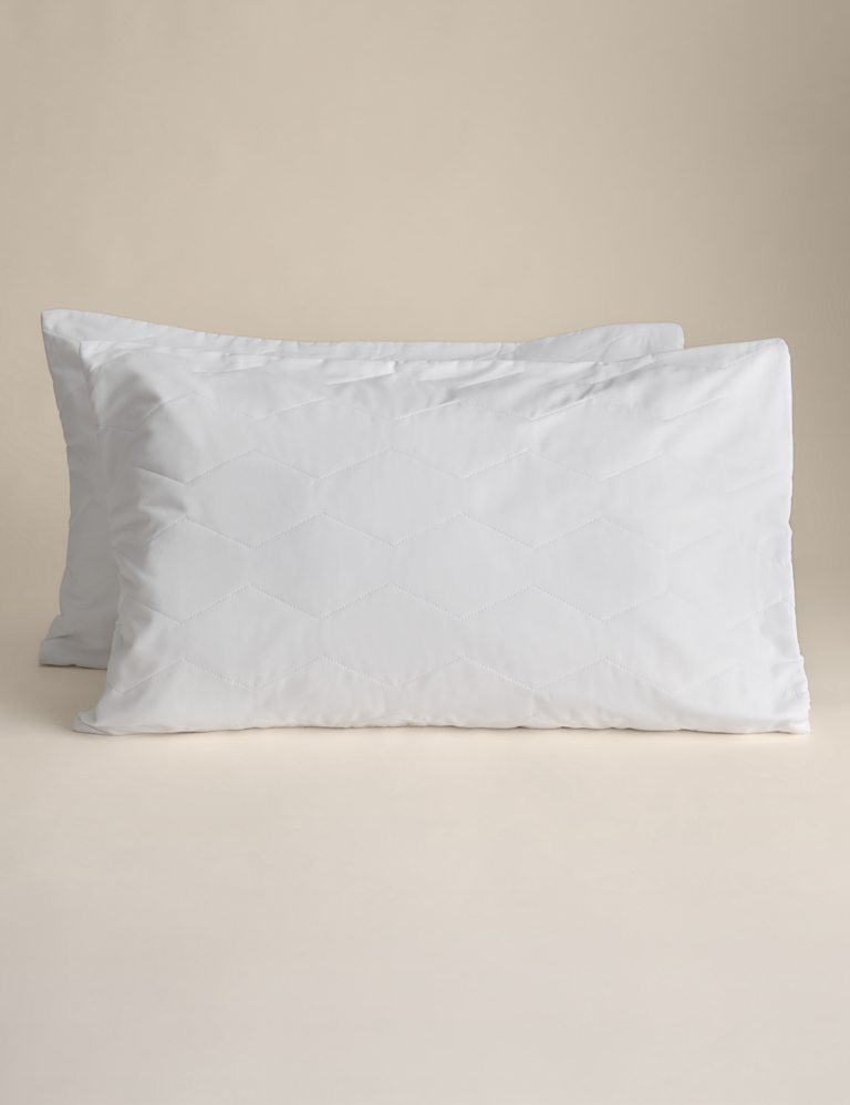 2pk Pure Cotton Pillow Protectors