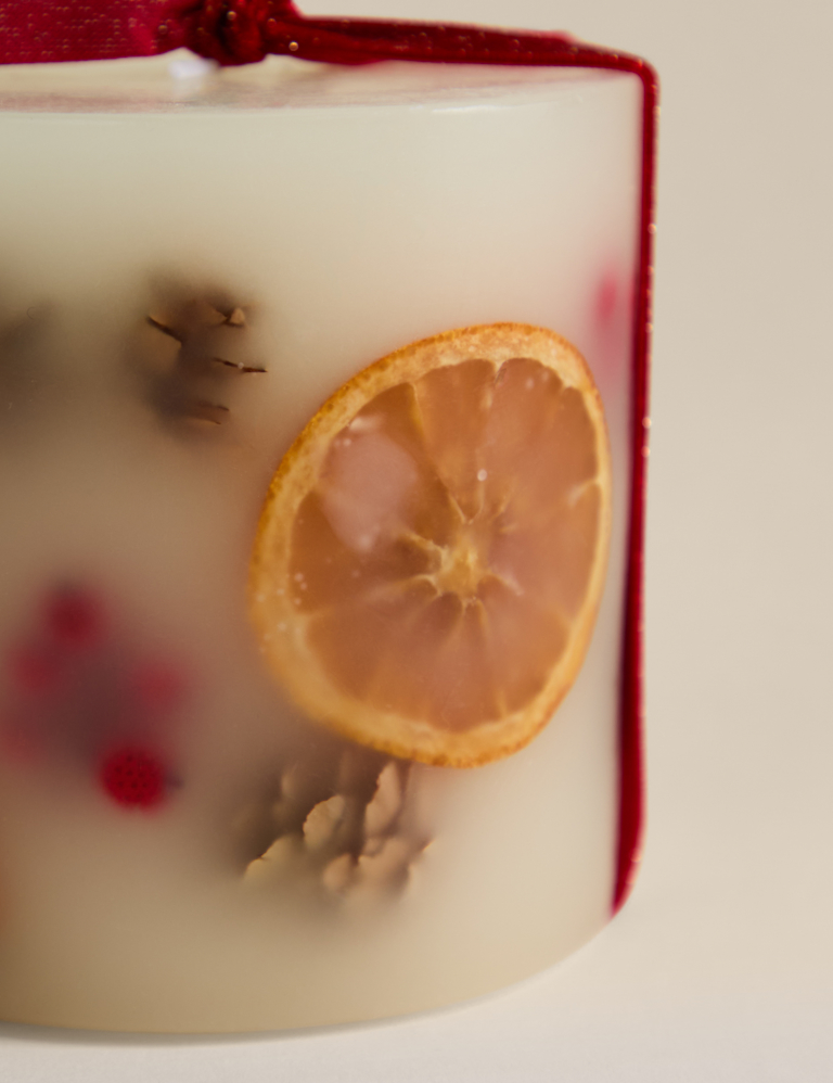 Mandarin Clove & Cinnamon Botanical Candle