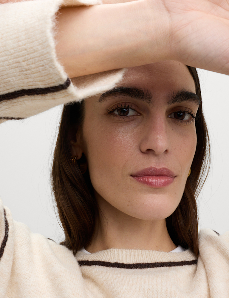 Tipped Detail Relaxed Fit Jumper