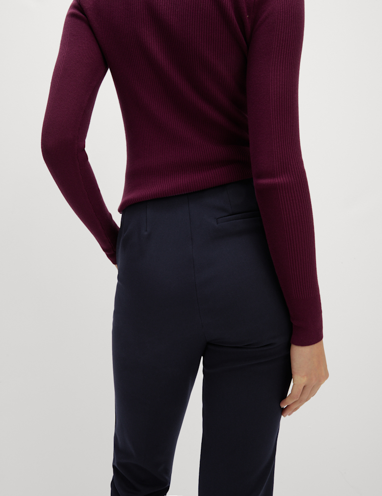 Slim Fit Ankle Grazer Trousers