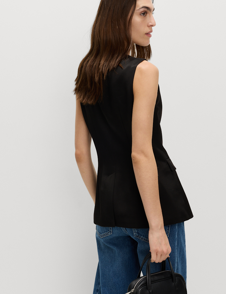 Sheen Collarless Waistcoat