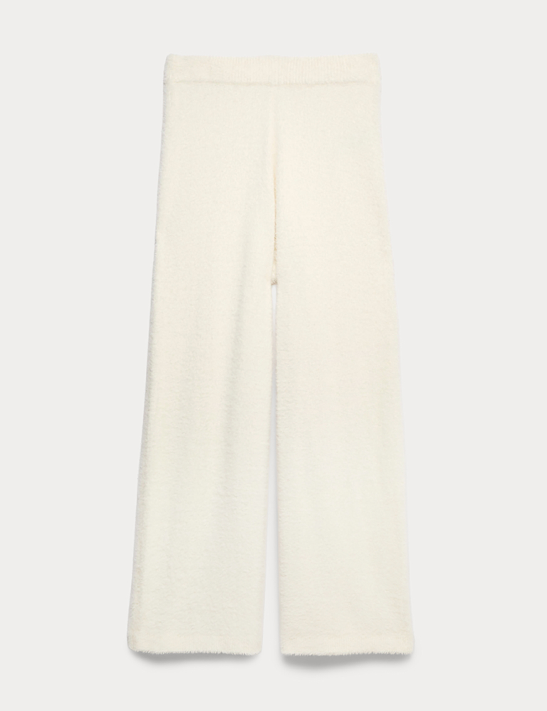 Feather Knit Wide Leg Pyjama Bottoms