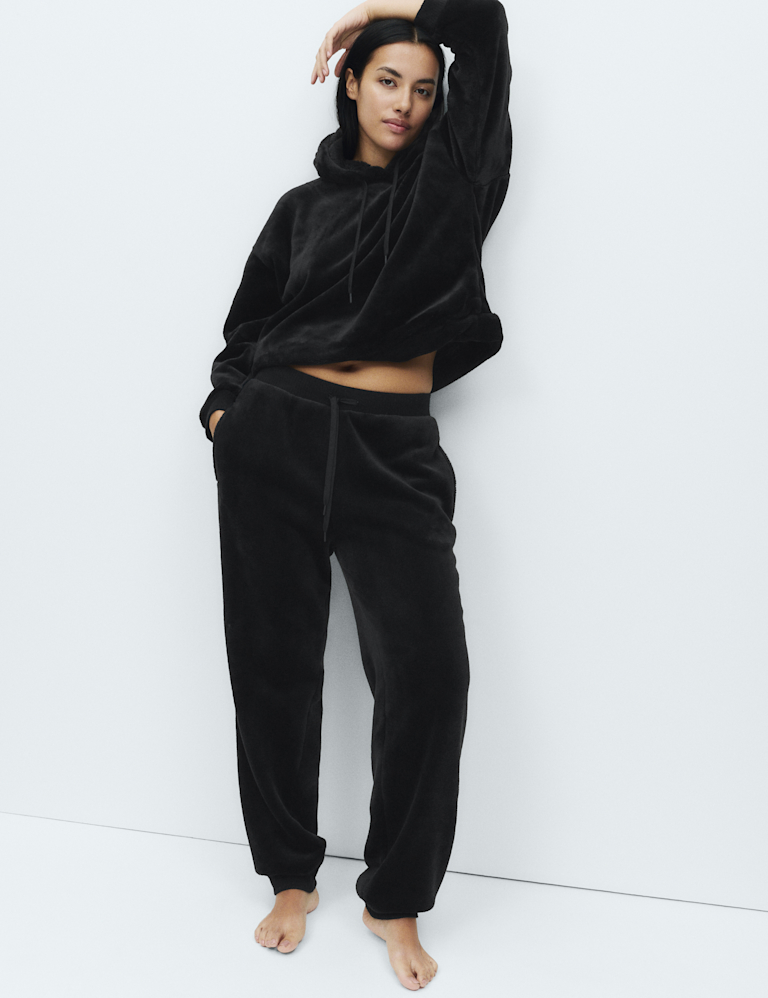 Fur Fleece Lounge Joggers