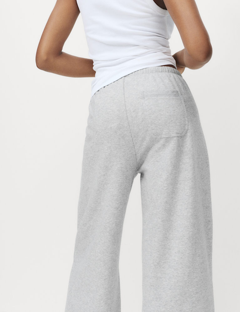 Cotton Rich Wide Leg Lounge Joggers