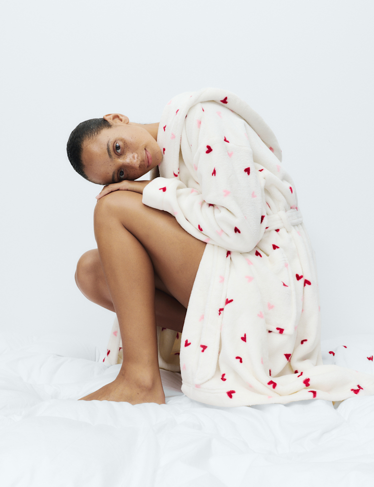 Printed Shimmer Dressing Gown