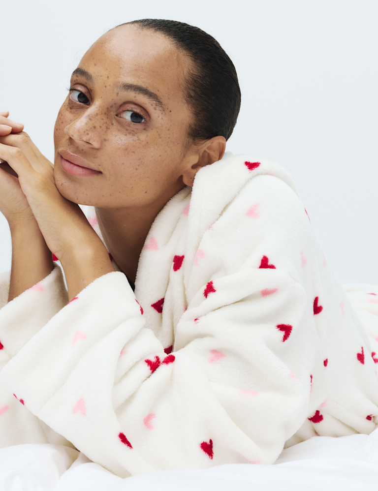 Printed Shimmer Dressing Gown