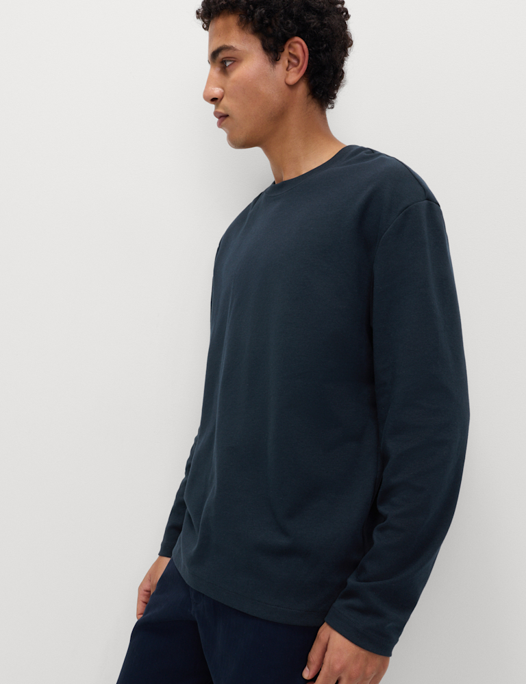 Ultimate Cotton Blend Long Sleeve T-Shirt
