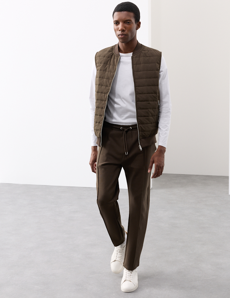 Cotton Rich Zip Up Quilted Gilet with Stormwear™