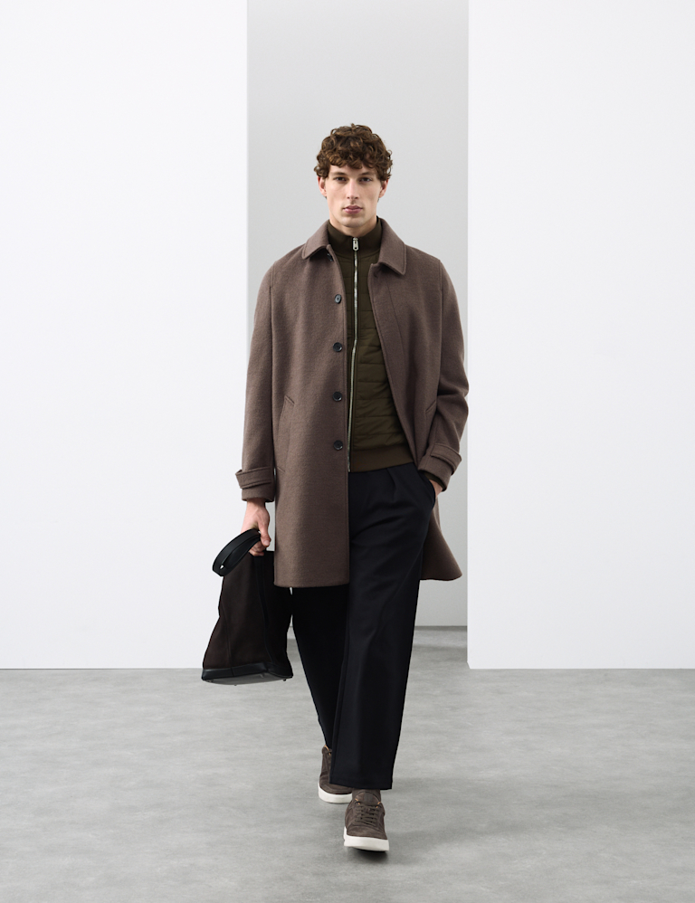 Cotton Rich Zip Up Quilted Jacket